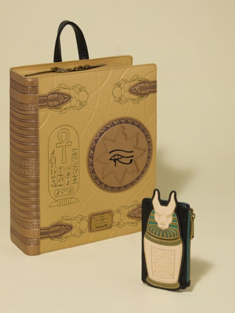 The Mummy Book of the Living Mid-Size Backpack and Wallet NWT​